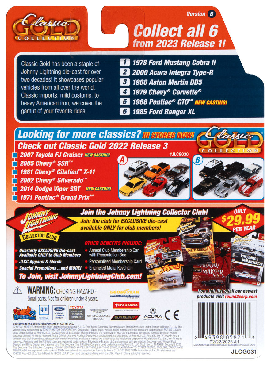 Johnny Lightning Classic Gold 1979 Chevrolet Corvette (Dark Blue Metallic) 1:64 Scale Diecast