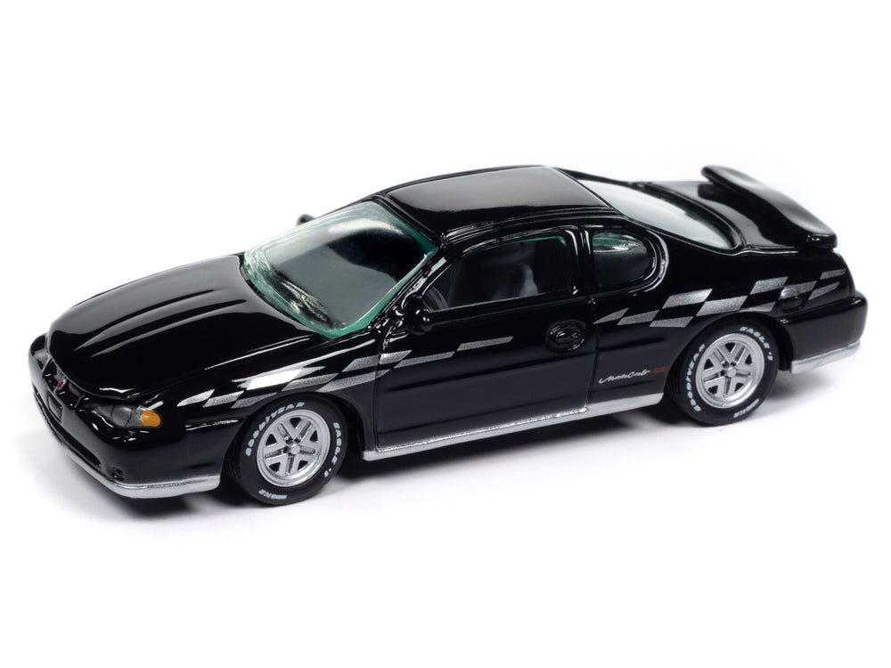 "PRE-ORDER" Johnny Lightning Classic Gold 2000 Chevy Monte Carlo SS (Gloss Black) 1:64 Scale Diecast (DUE OCTOBER 2025)