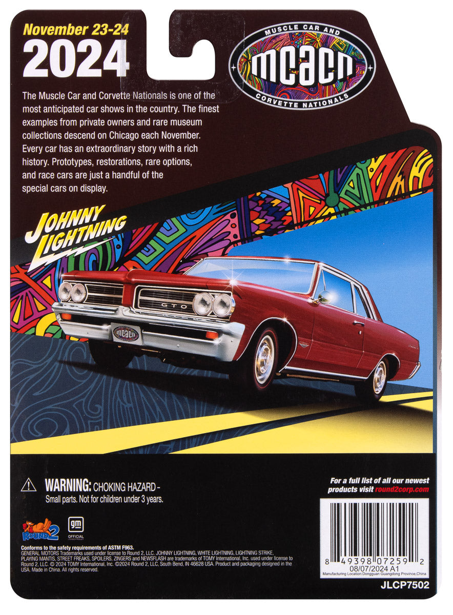 Johnny Lightning 1964 Pontiac GTO 2024 MCACN Event Car 1:64 Diecast