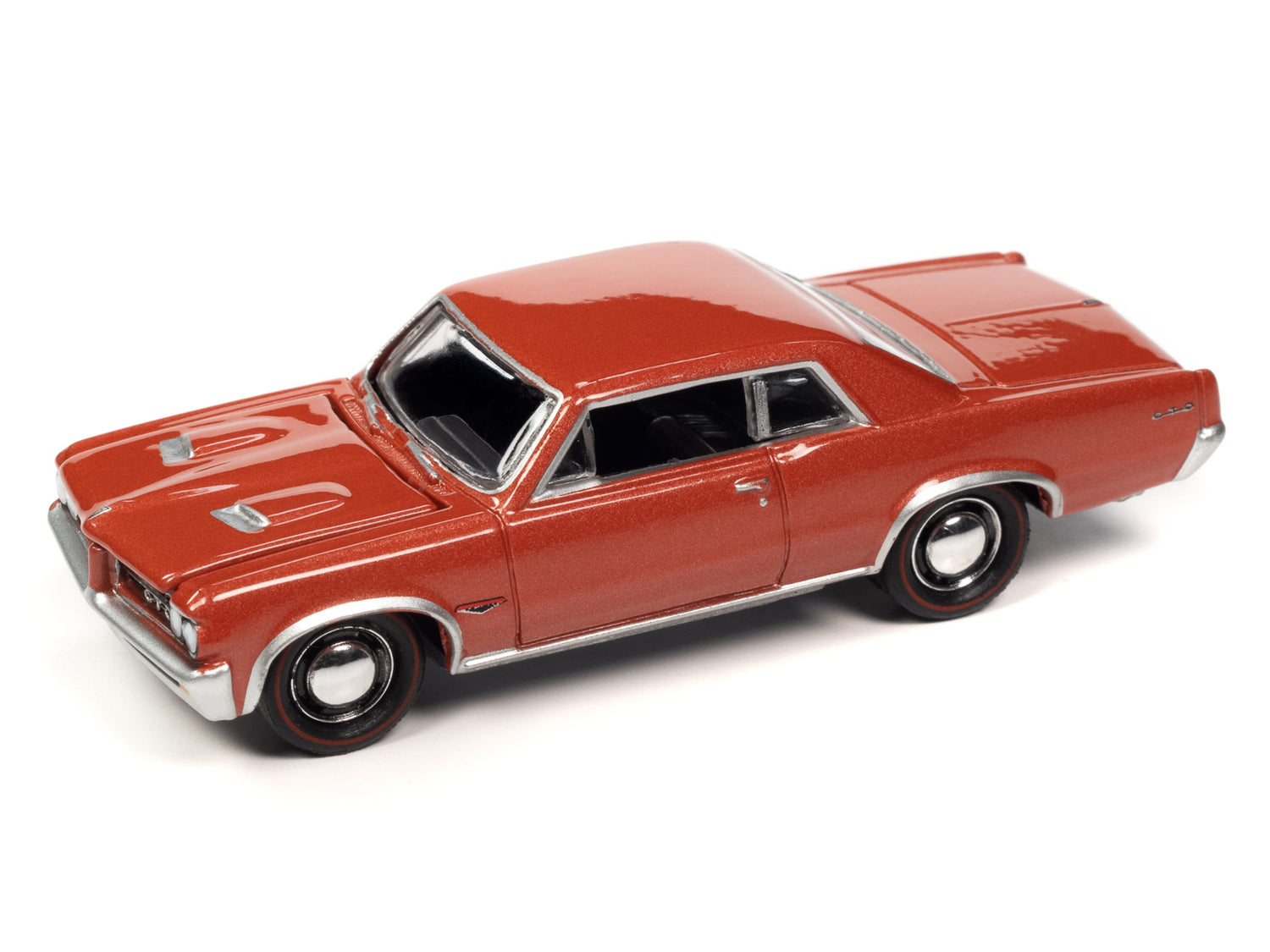 Johnny Lightning Muscle Cars 1964 Pontiac GTO (Sunfire Red Poly) 1:64 Scale Diecast