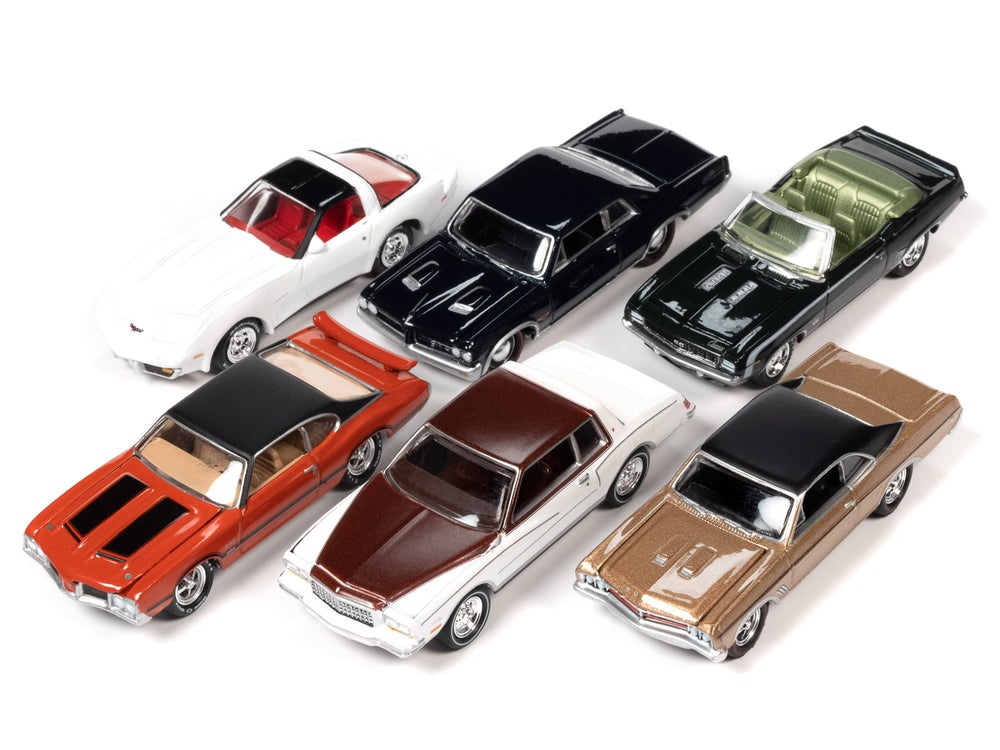 Johnny Lightning Muscle Cars USA 2023 Release 1 Set A (6-Car Sealed Case) 1:64 Diecast