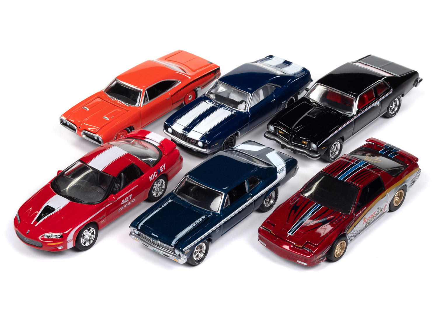 Johnny Lightning Muscle Cars USA 2025 Release 1 Set A (6-Car Sealed Case) 1:64 Diecast