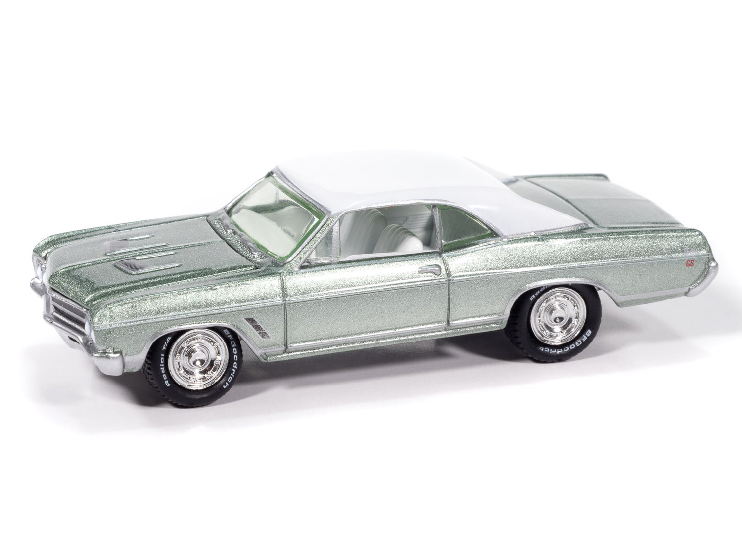 Johnny Lightning Muscle Cars 1966 Buick Skylark GS (Seafoam Green Poly) 1:64 Scale Diecast