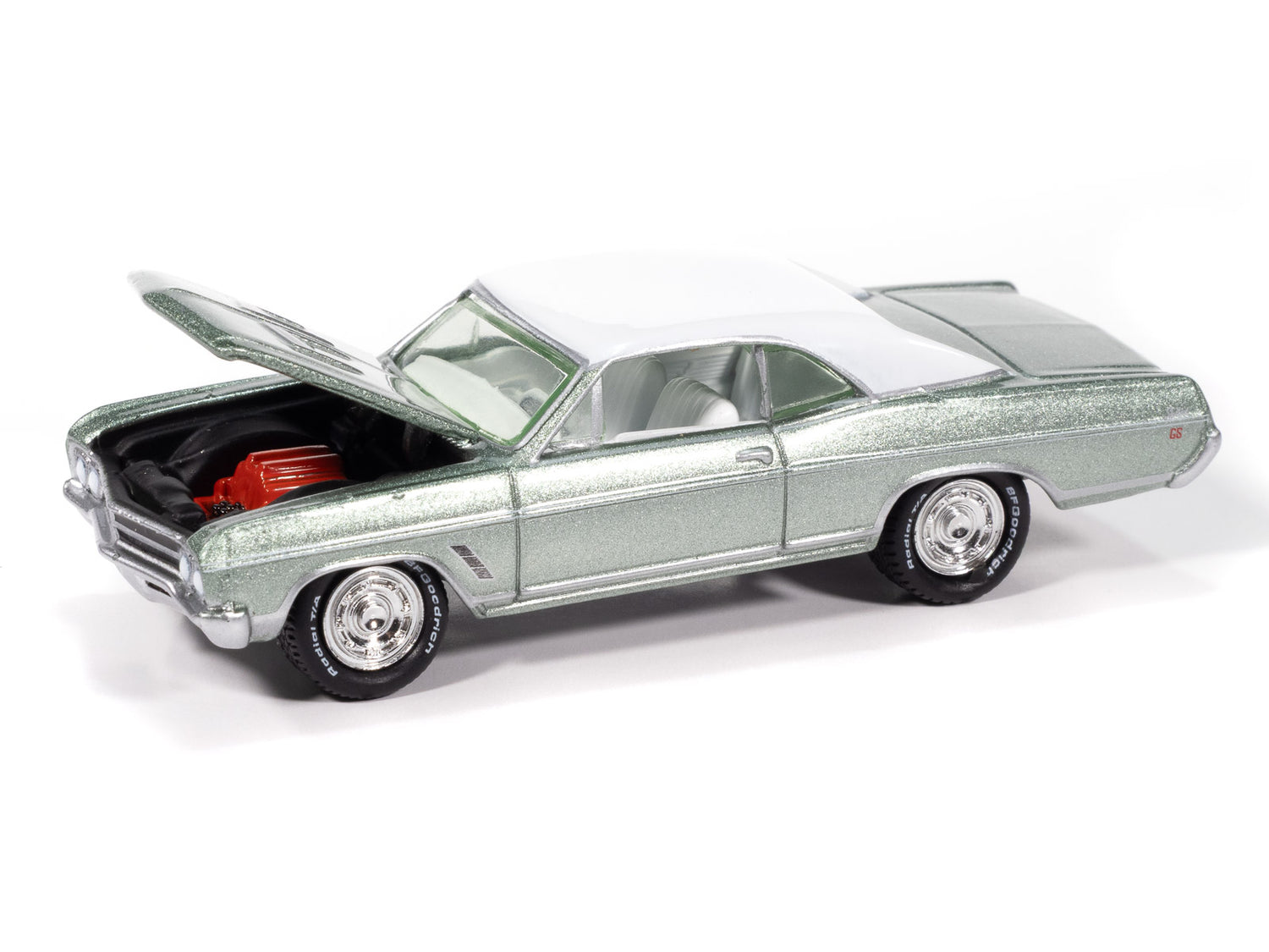 Johnny Lightning Muscle Cars 1966 Buick Skylark GS (Seafoam Green Poly) 1:64 Scale Diecast