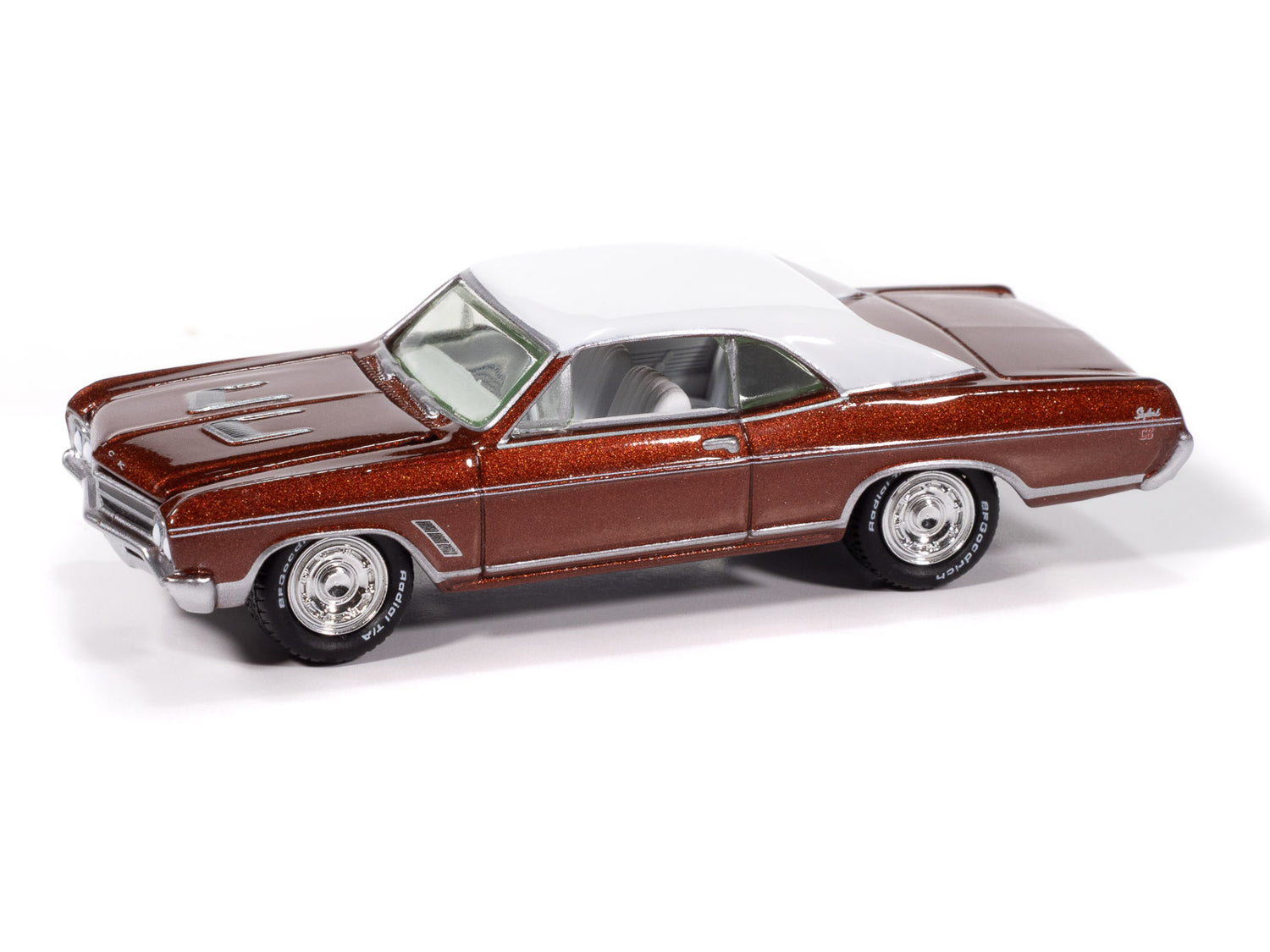 Johnny Lightning Muscle Cars 1966 Buick Skylark GS (Riviera Red Poly) 1:64 Scale Diecast