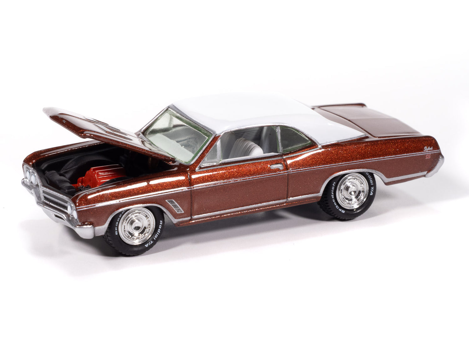 Johnny Lightning Muscle Cars 1966 Buick Skylark GS (Riviera Red Poly) 1:64 Scale Diecast