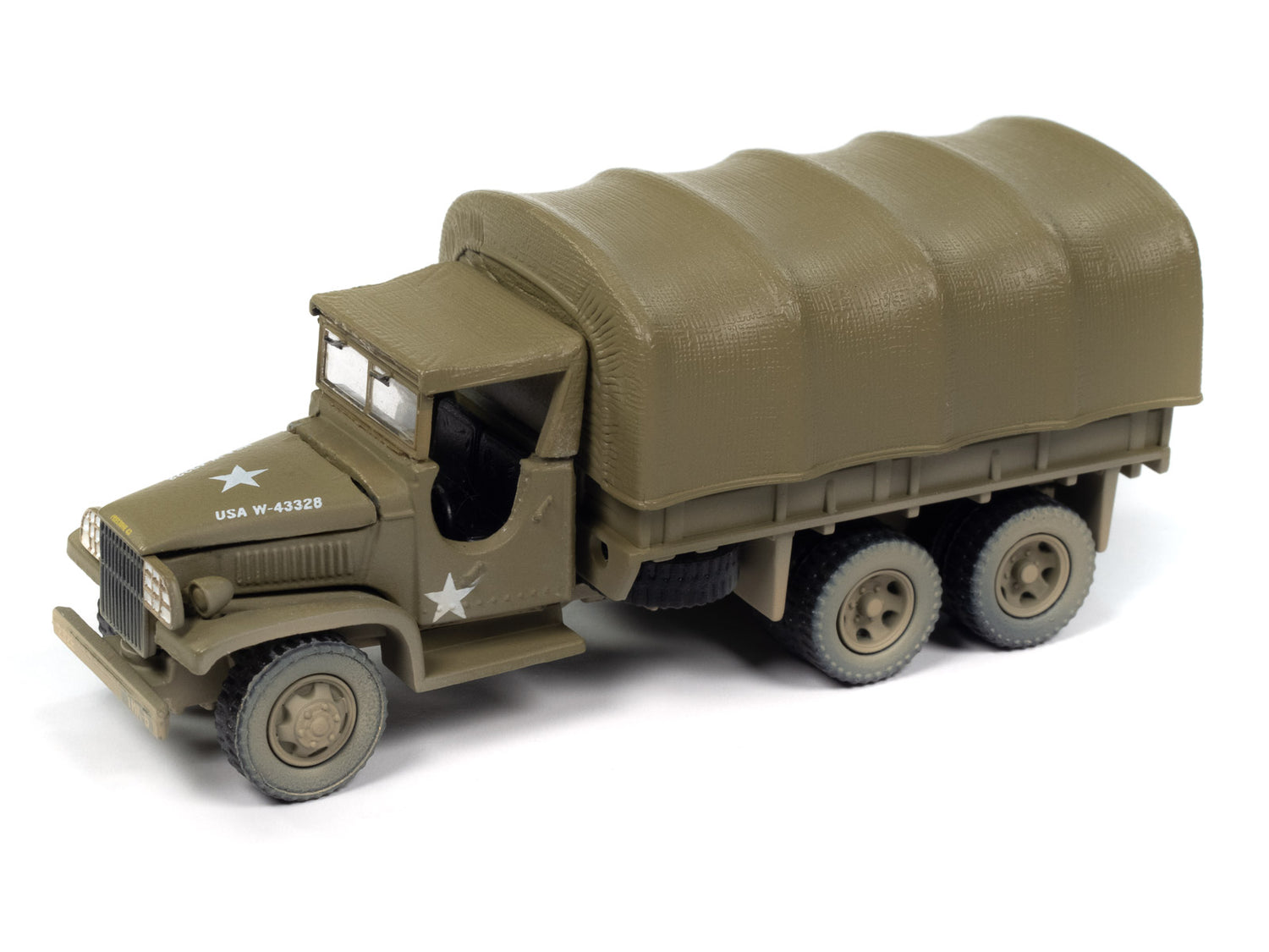 Johnny Lightning WWII GMC CCKW 6x6 (Going for Broke) Diecast