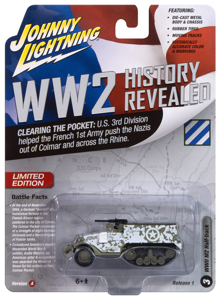Johnny Lightning WWII M2 Half-track (Clearing the Pocket) Diecast