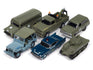 Johnny Lightning Military 2024 Release 2 Set B (6-Piece Sealed Case) Diecast