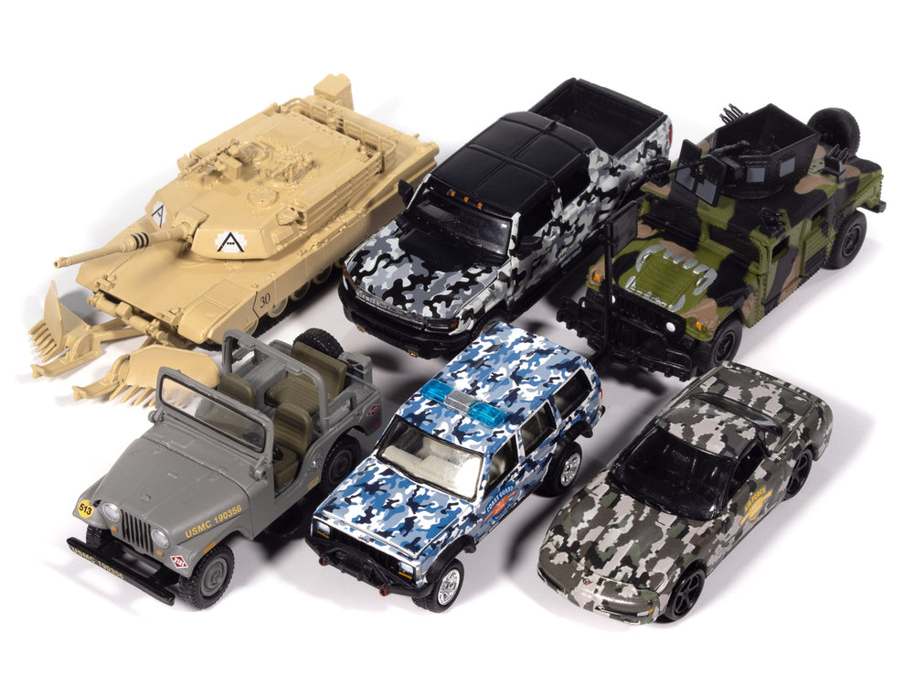 "PRE-ORDER" Johnny Lightning Military 2025 Release 2 Set A (6-Piece Sealed Case) Diecast (DUE LATE JULY 2026)