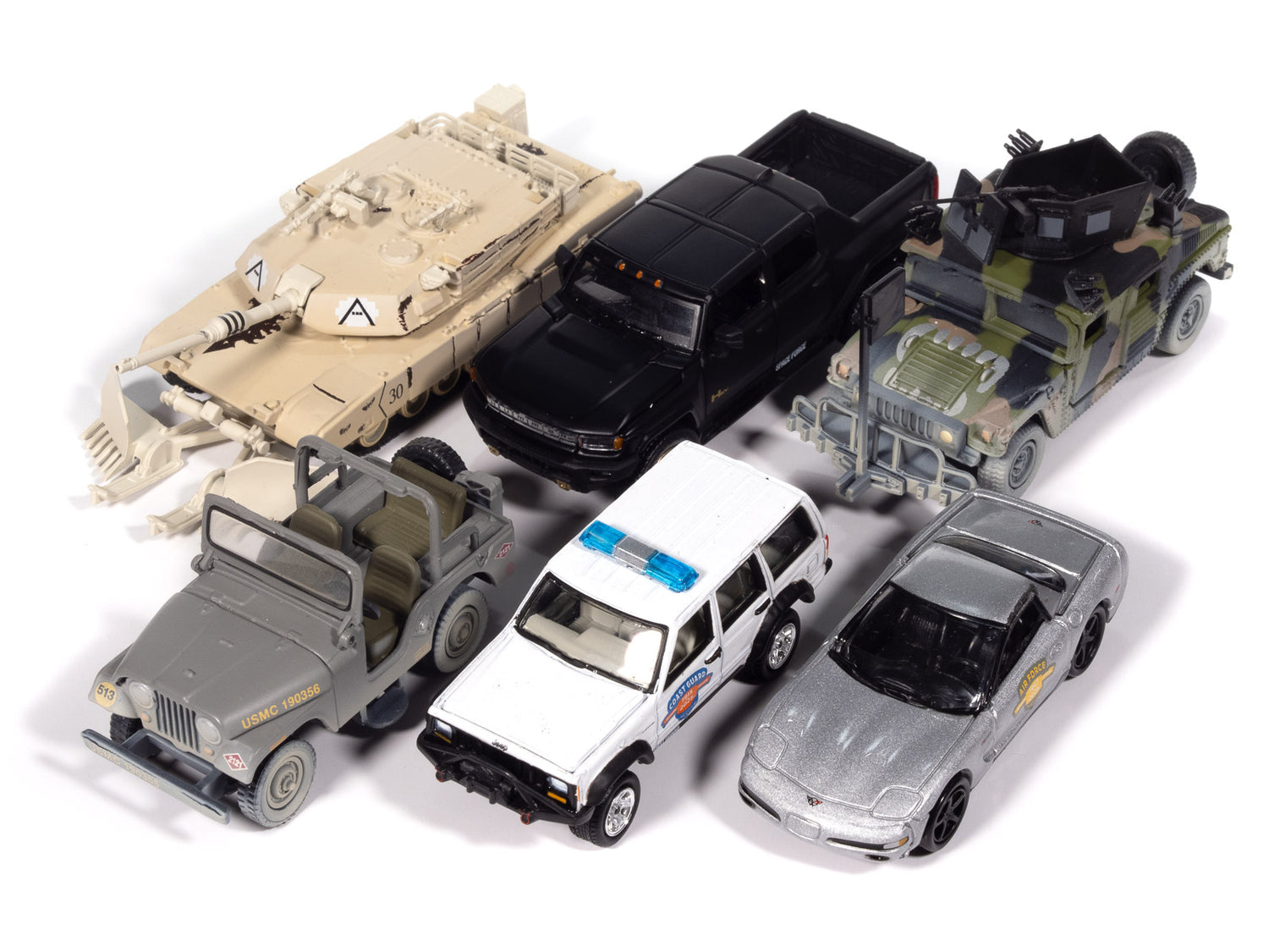 "PRE-ORDER" Johnny Lightning Military 2025 Release 2 Set B (6-Piece Sealed Case) Diecast (DUE LATE JULY 2026)