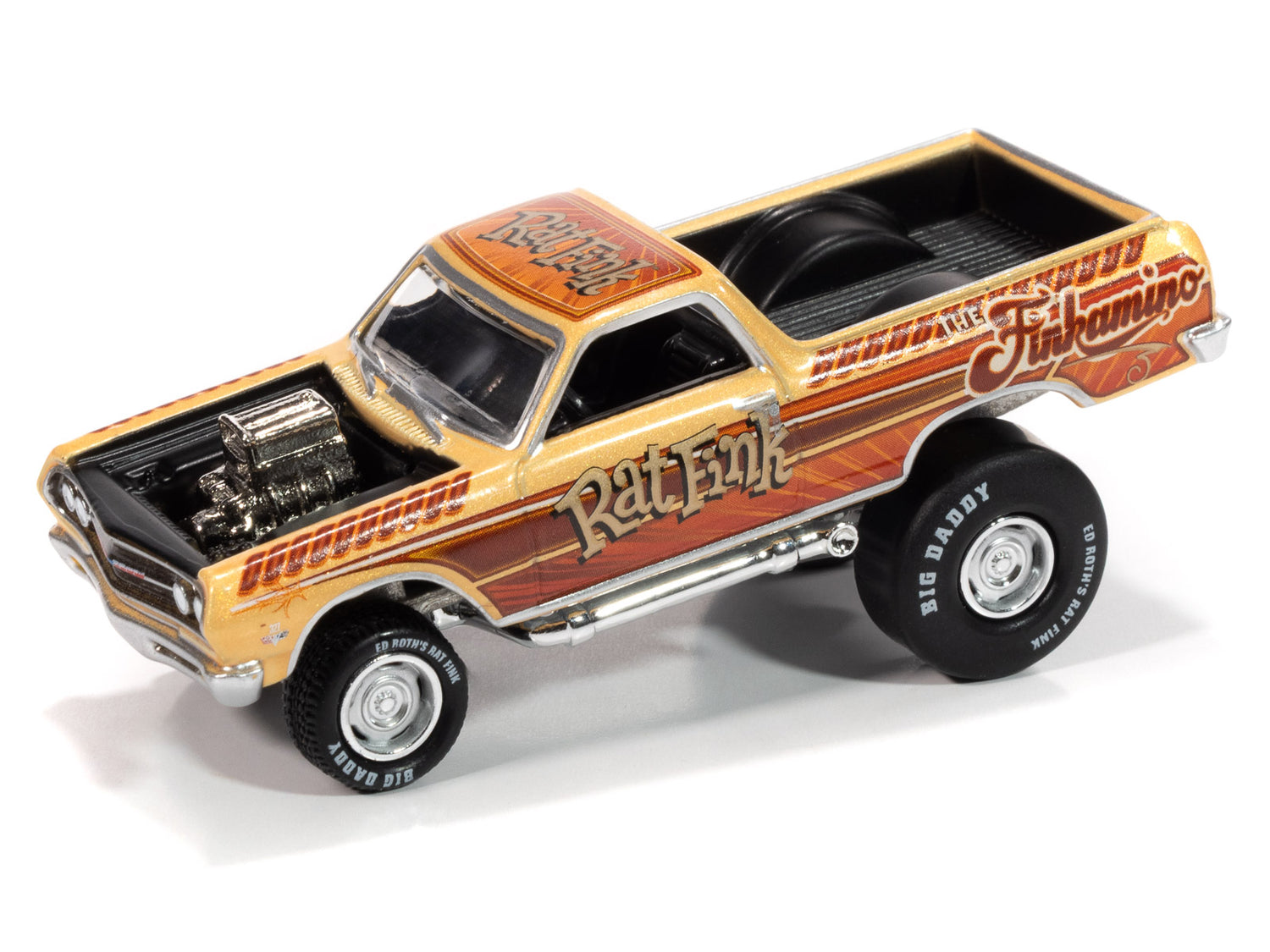 Johnny Lightning Rat Fink 1965 Chevy El Camino Zinger 1:64 Scale Diecast