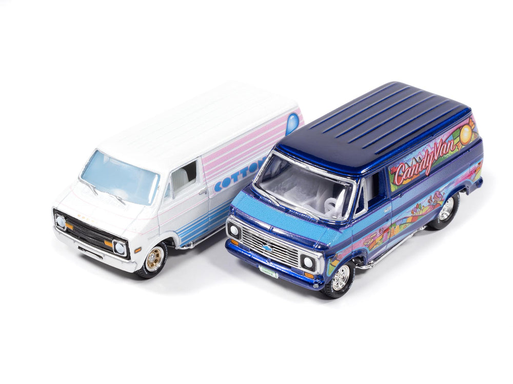 "PRE-ORDER" Johnny Lightning 2025 Release 1 Boogie Vans B (2-Pack) 1:64 Scale Diecast (DUE LATE JULY 2026)