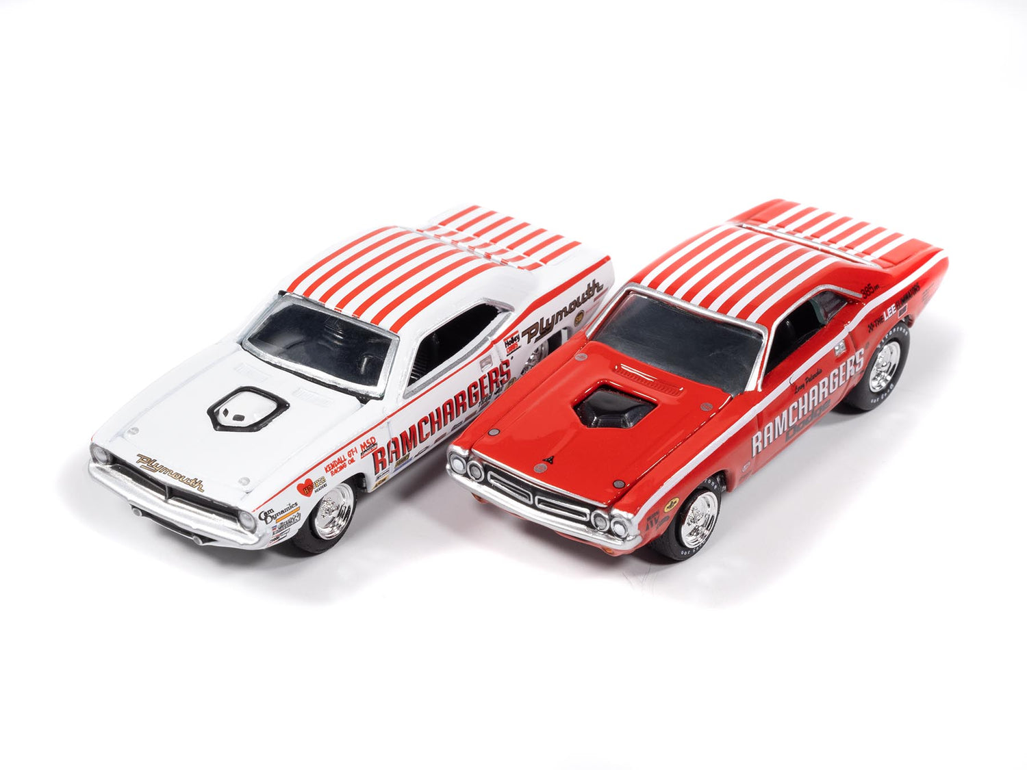 "PRE-ORDER" Johnny Lightning 2025 Release 1 Ramchargers B (2-Pack) 1:64 Scale Diecast (DUE LATE JULY 2026)