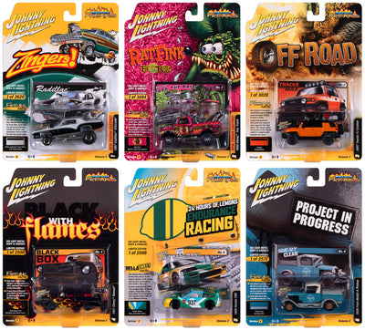 Johnny Lightning Street Freaks 2023 Release 2 Set B (6-Car Sealed Case) 1:64 Scale Diecast