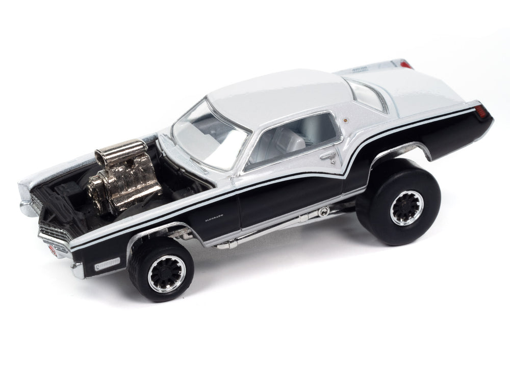Johnny Lightning Street Freaks 1967 Cadillac Eldorado (Zingers) (Pearl White Upper Body w/Gloss Black) 1:64 Scale Diecast