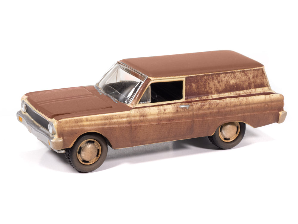 Johnny Lightning Street Freaks 1964 Ford Falcon Delivery Project in Progress (Phoenician Yellow w/ Rust Patina) 1:64 Scale Diecast