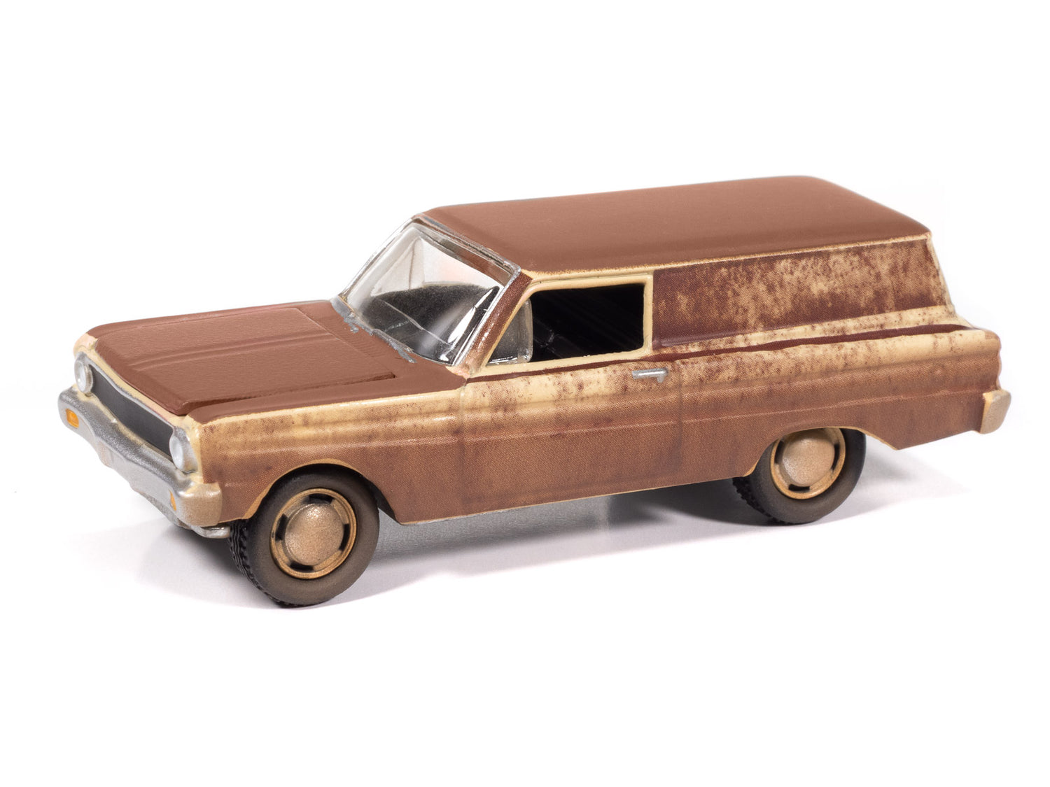 Johnny Lightning Street Freaks 1964 Ford Falcon Delivery Project in Progress (Phoenician Yellow w/ Rust Patina) 1:64 Scale Diecast