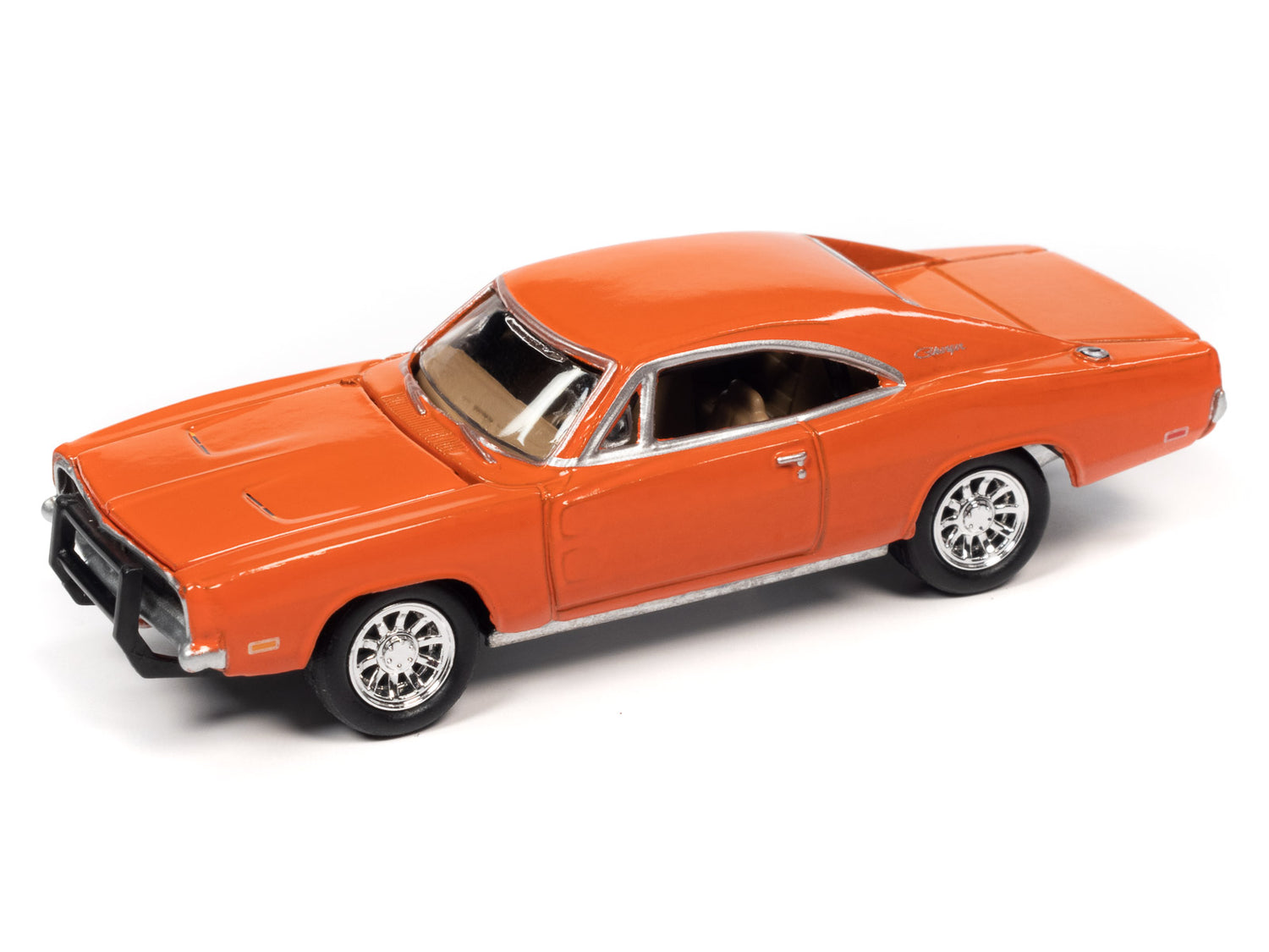 Johnny Lightning 1969 Dodge Charger (Orange) 1:64 Scale Diecast