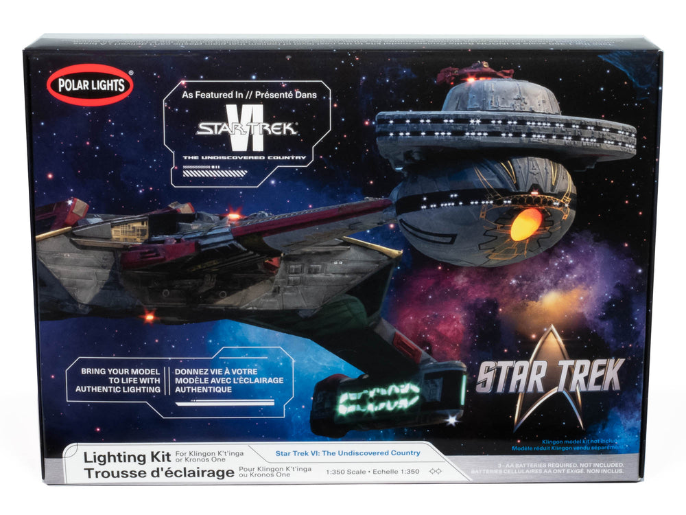 Polar Lights Star Trek 6: The Undiscovered Country Klingon K'ronos 1 Light Kit 1:350 Scale
