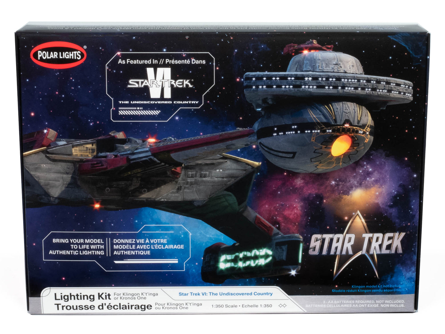 Polar Lights Star Trek 6: The Undiscovered Country Klingon K'ronos 1 Light Kit 1:350 Scale
