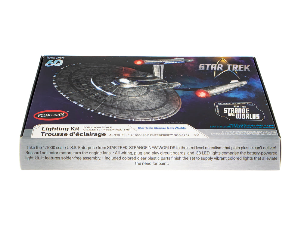 Polar Lights Star Trek Strange New Worlds U.S.S. Enterprise Light Kit 1:1000 Scale