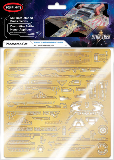Polar Lights Star Trek 6: The Undiscovered Country Klingon K'ronos 1 Photoetch Set 1:350 Scale