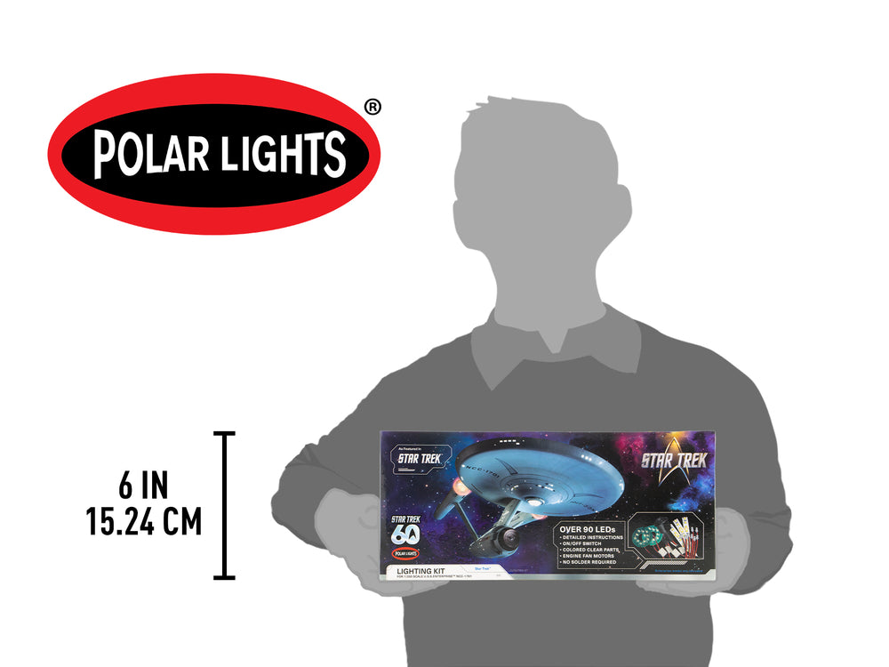 Polar Lights Star Trek The Original Series USS Enterprise 60th Anniversary Lighting Set 1:350 Scale