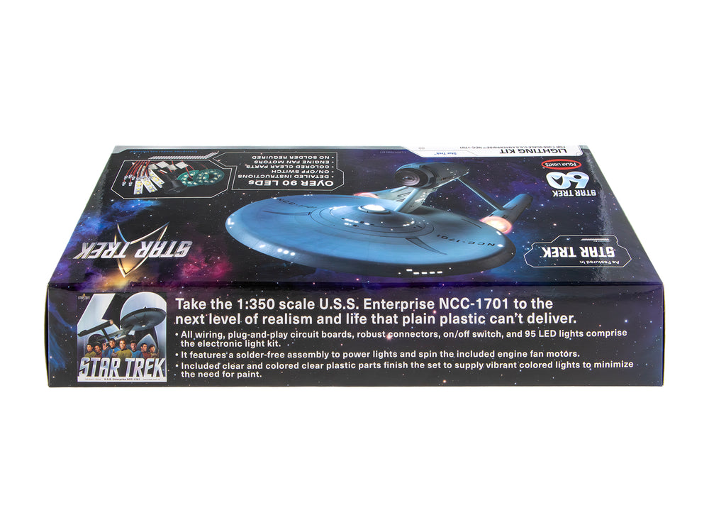 Polar Lights Star Trek The Original Series USS Enterprise 60th Anniversary Lighting Set 1:350 Scale