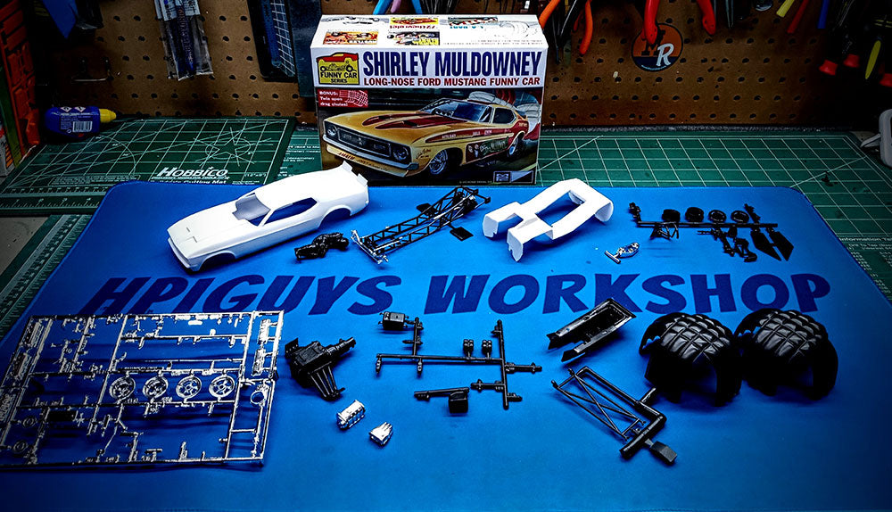 MPC Shirley Muldowney Long Nose Ford Mustang FC 1:25 Scale Model Kit