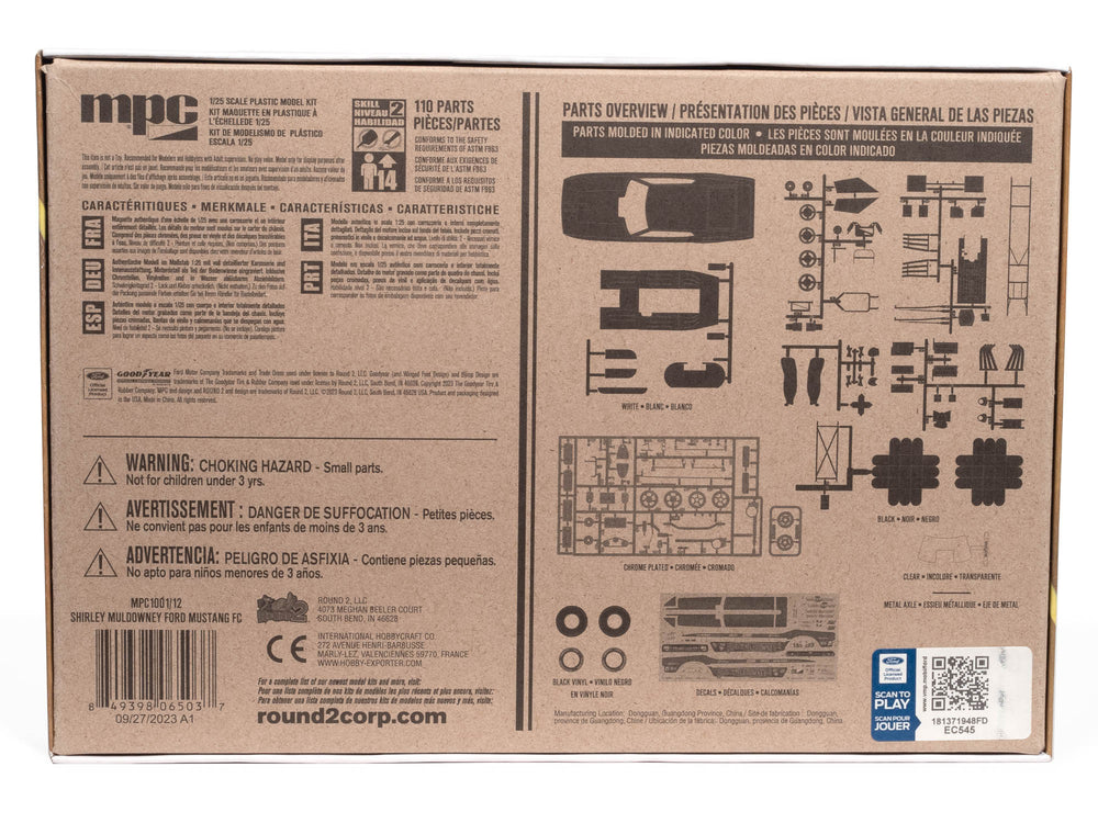 MPC Shirley Muldowney Long Nose Ford Mustang FC 1:25 Scale Model Kit