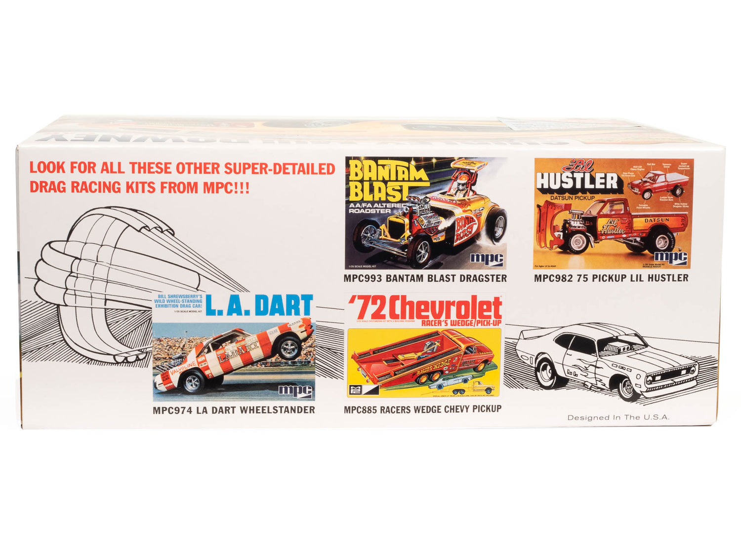 MPC Shirley Muldowney Long Nose Ford Mustang FC 1:25 Scale Model Kit