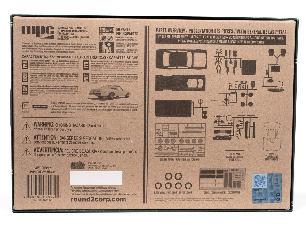MPC 1979 Chevy Nova 1:25 Scale Model Kit
