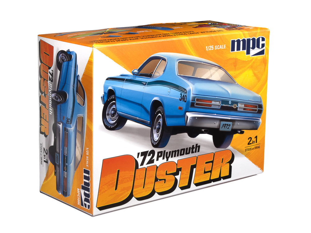 MPC 1972 Plymouth Duster 1:25 Scale Model Kit - Auto World Store