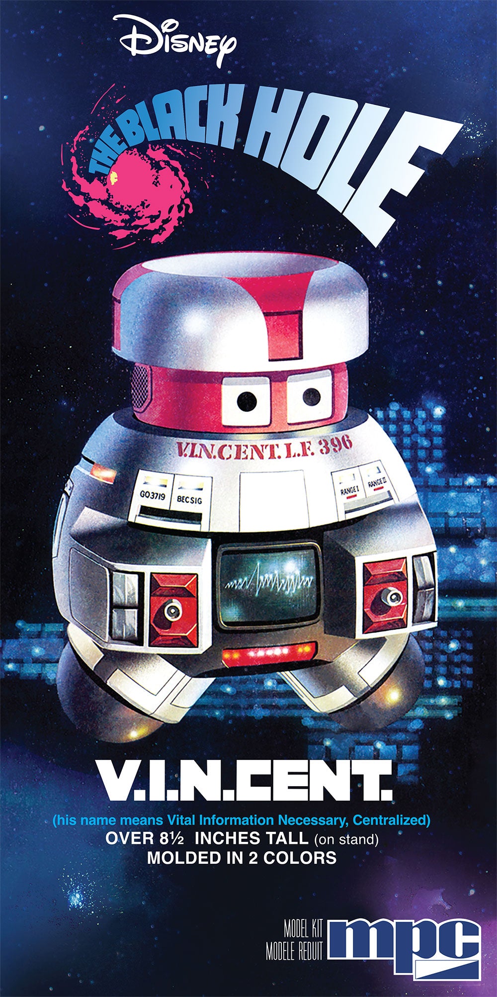 MPC V.I.N.CENT. (The Black Hole Robot) 1:6 Scale Model Kit - Auto World Store