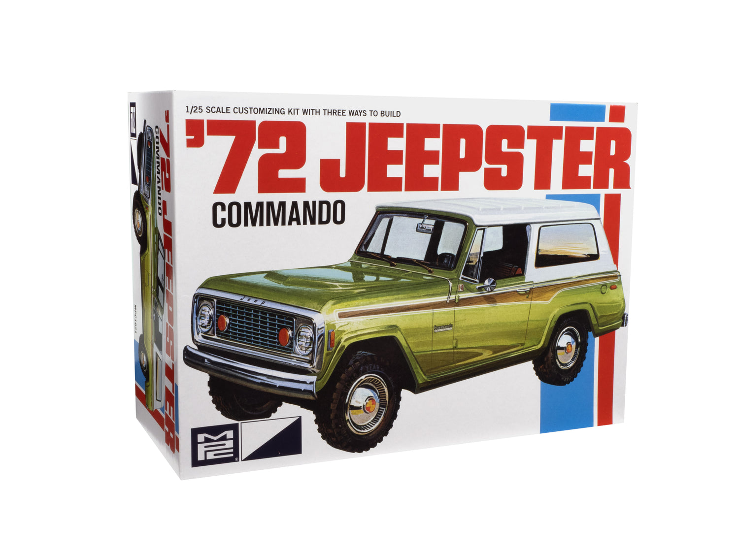 MPC 1972 Jeepster Commando 1:25 Scale Model Kit
