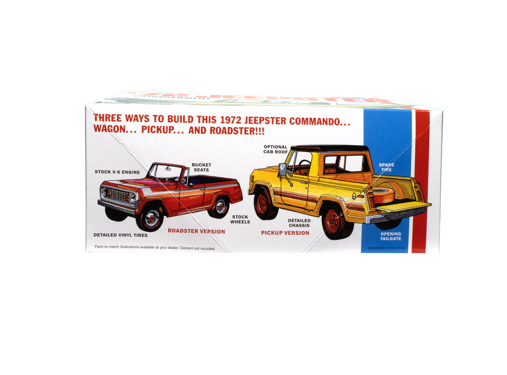 MPC 1972 Jeepster Commando 1:25 Scale Model Kit