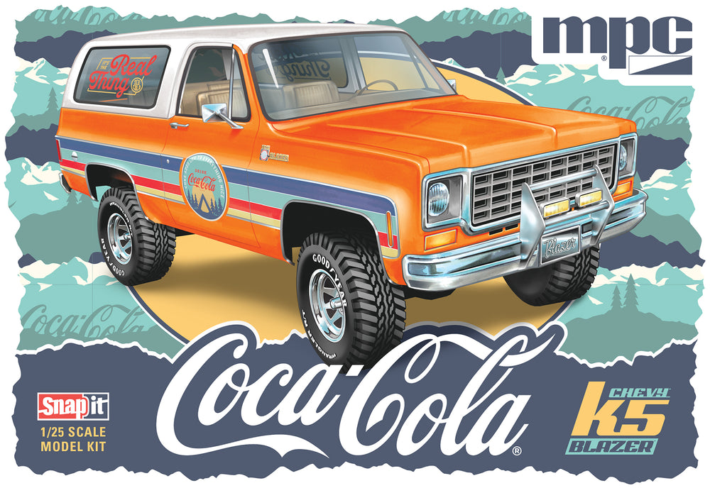 "PRE-ORDER" MPC Super Snap Chevy K5 Blazer Coke 1:25 Scale Model Kit (DUE NOVEMBER 2025)