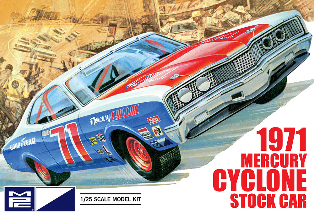 "PRE-ORDER" MPC 1971 Mercury Cyclone Stock Car 1:25 Scale Model Kit (DUE NOVEMBER 2025)