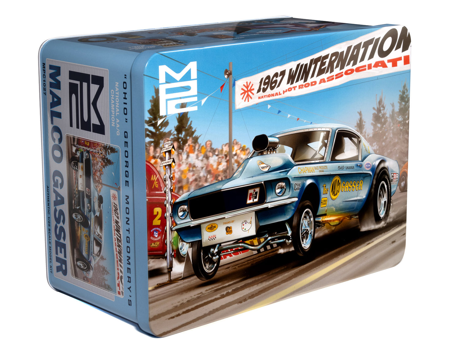 MPC Ohio George Malco Gasser Mustang (Collectors Tin) 1:25 Scale Model Kit