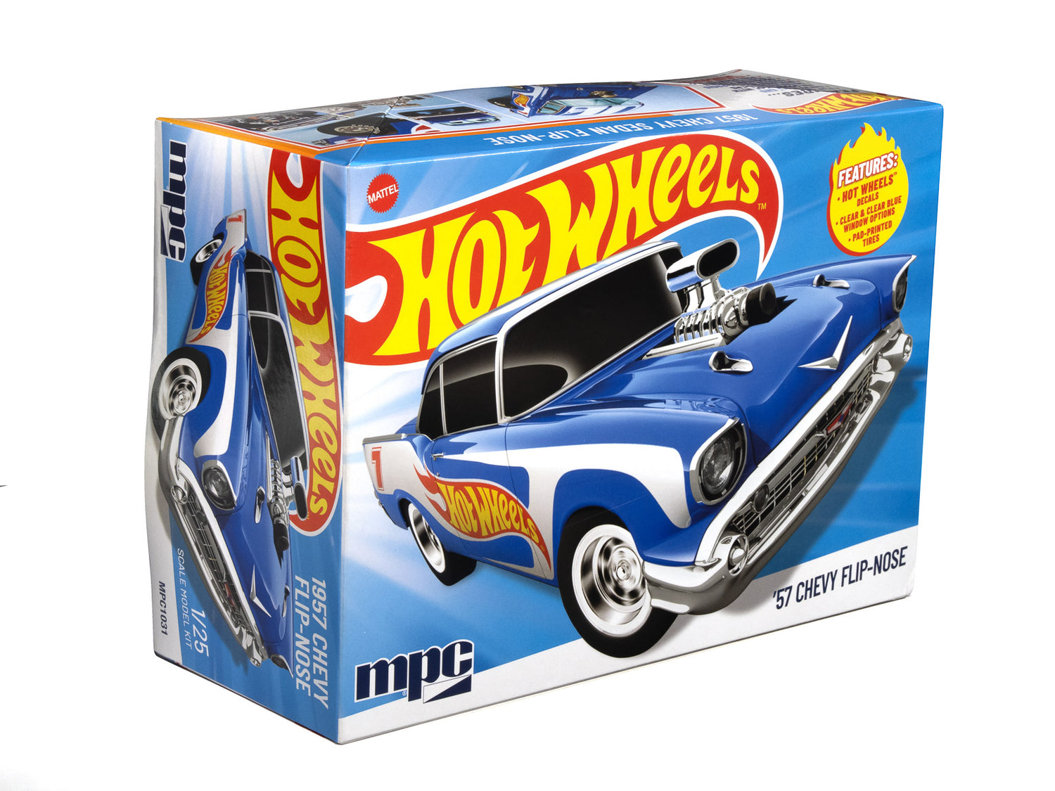 MPC 1957 Chevy Sedan Flip Nose (Hot Wheels) 1:25 Scale Model Kit - Auto World Store