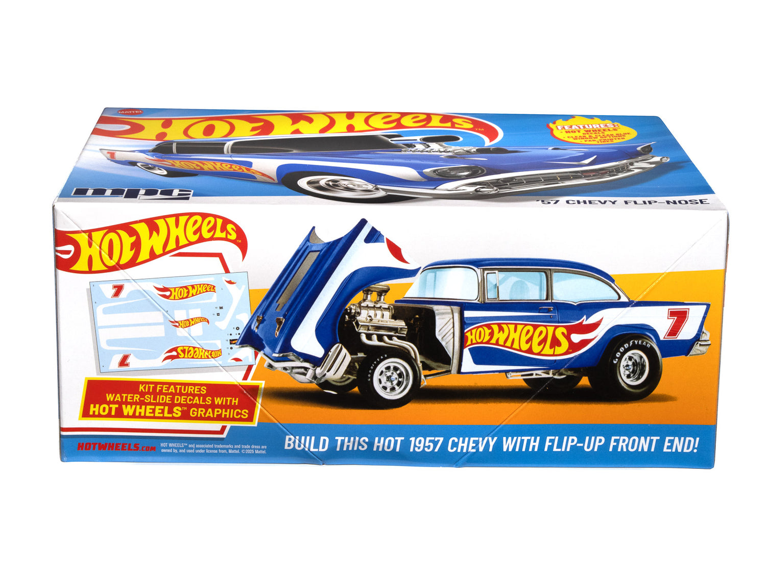 MPC 1957 Chevy Sedan Flip Nose (Hot Wheels) 1:25 Scale Model Kit - Auto World Store
