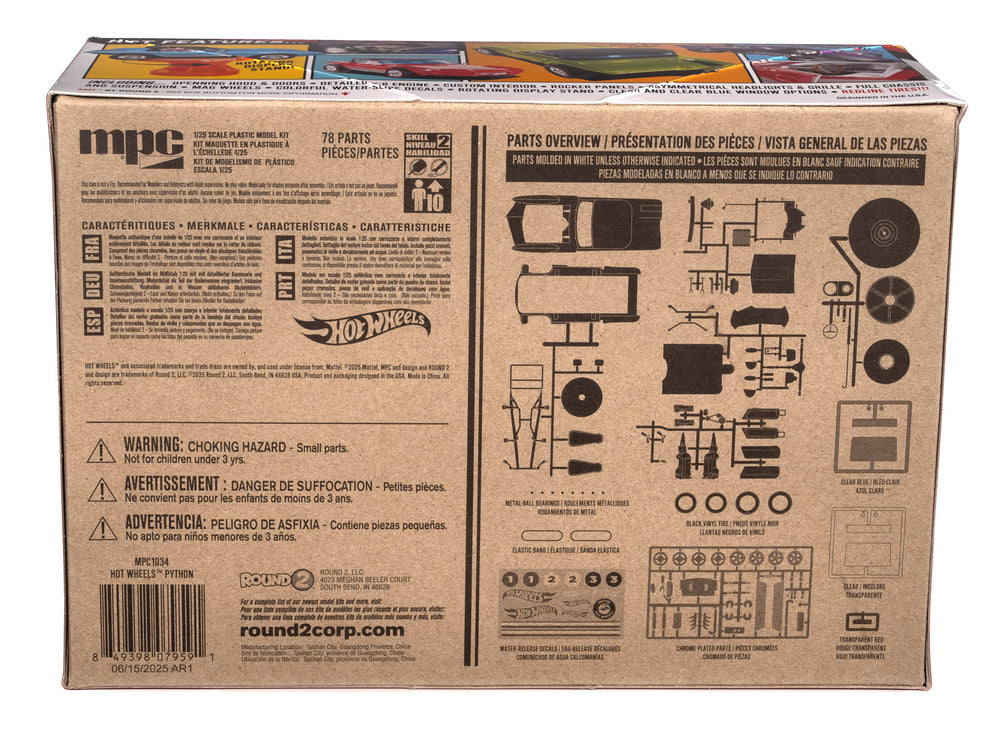 MPC Hot Wheels Python 1:25 Scale Model Kit - Auto World Store