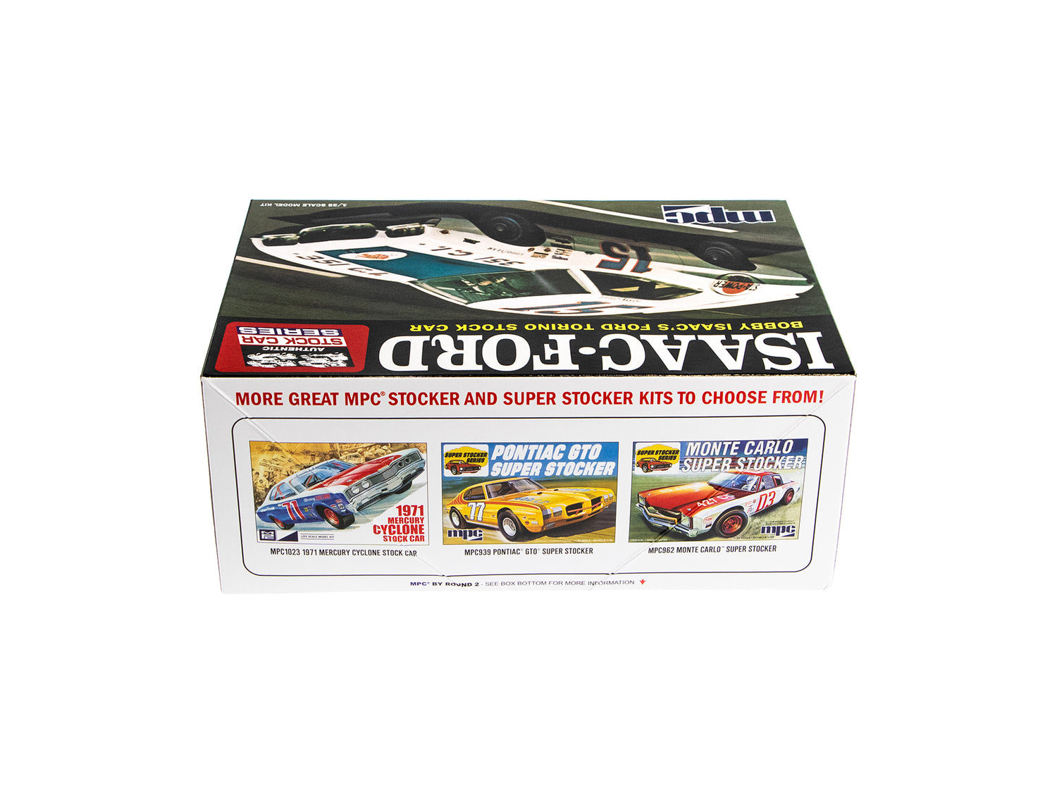MPC Bobby Isaac 1972 Ford Torino Stock Car 1:25 Scale Model Kit