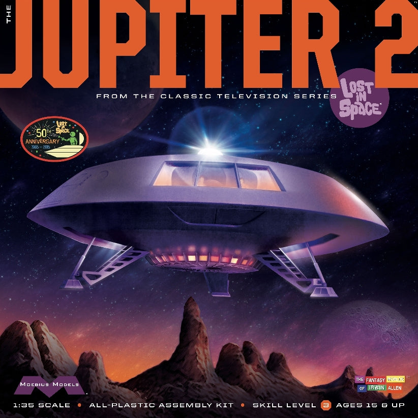 Moebius Lost in Space Jupiter 2 1/35 Scale Model Kit
