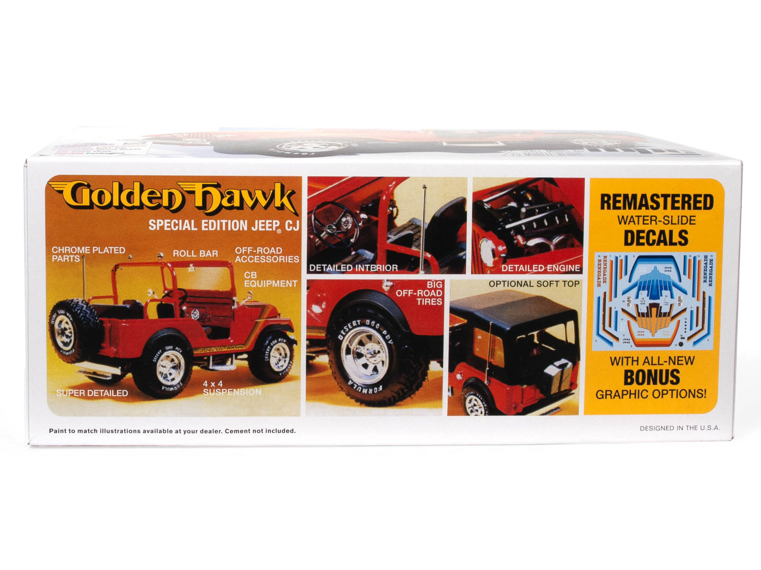 MPC 1981 Jeep CJ5 Golden Hawk 1:25 Scale Model Kit