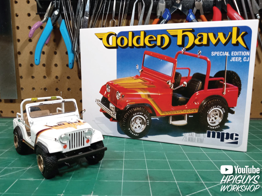 MPC 1981 Jeep CJ5 Golden Hawk 1:25 Scale Model Kit