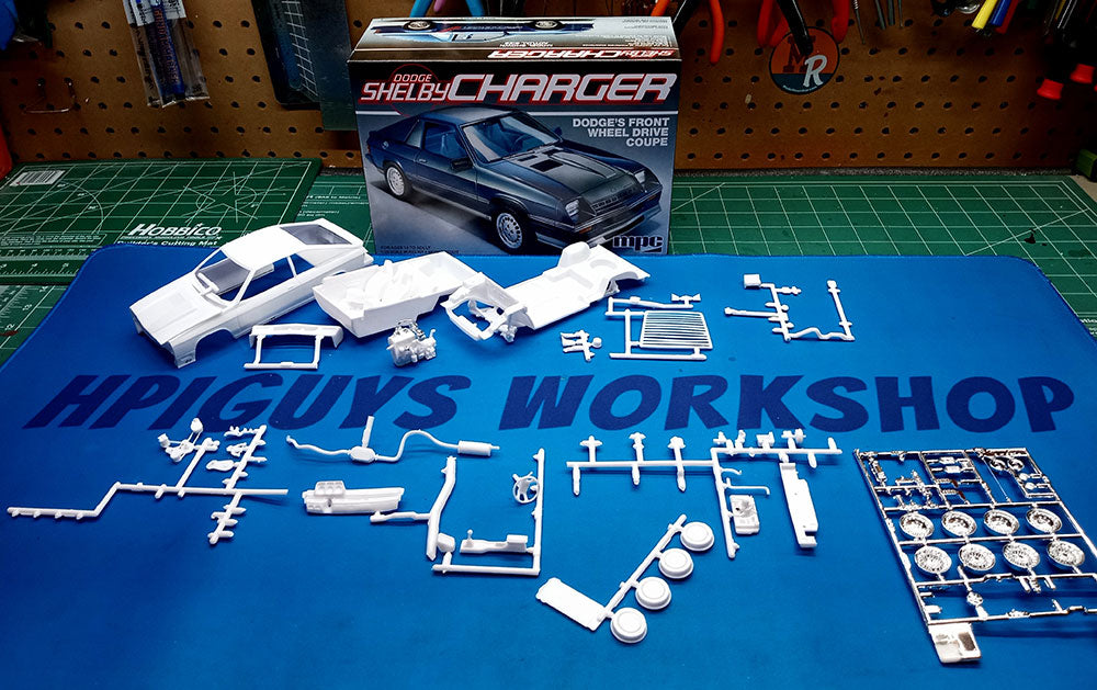 MPC 1986 Dodge Shelby Charger 1:25 Scale Model Kit