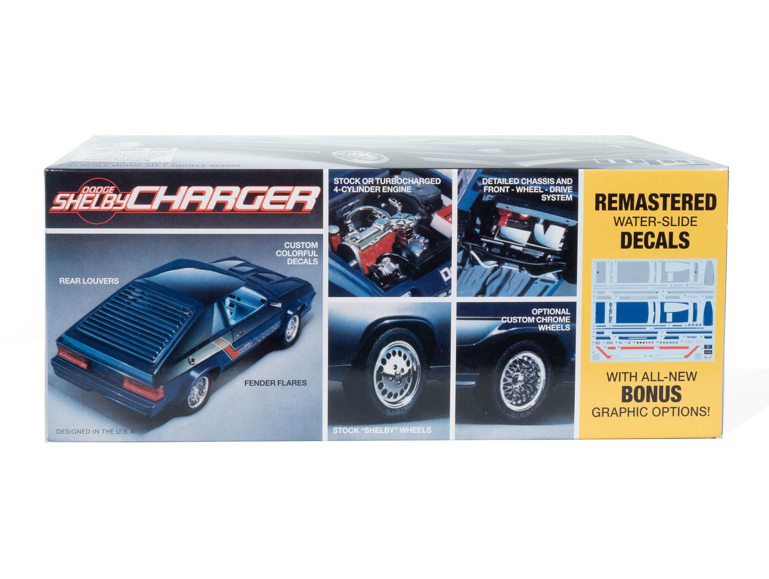 MPC 1986 Dodge Shelby Charger 1:25 Scale Model Kit