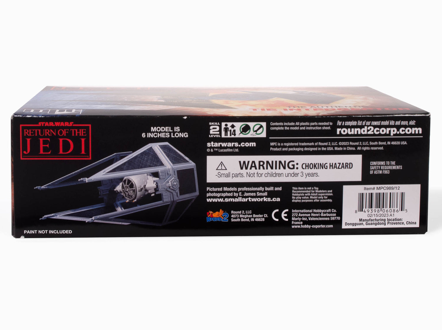 MPC Star Wars: Return of the Jedi Tie Interceptor 1:48 Scale Model Kit